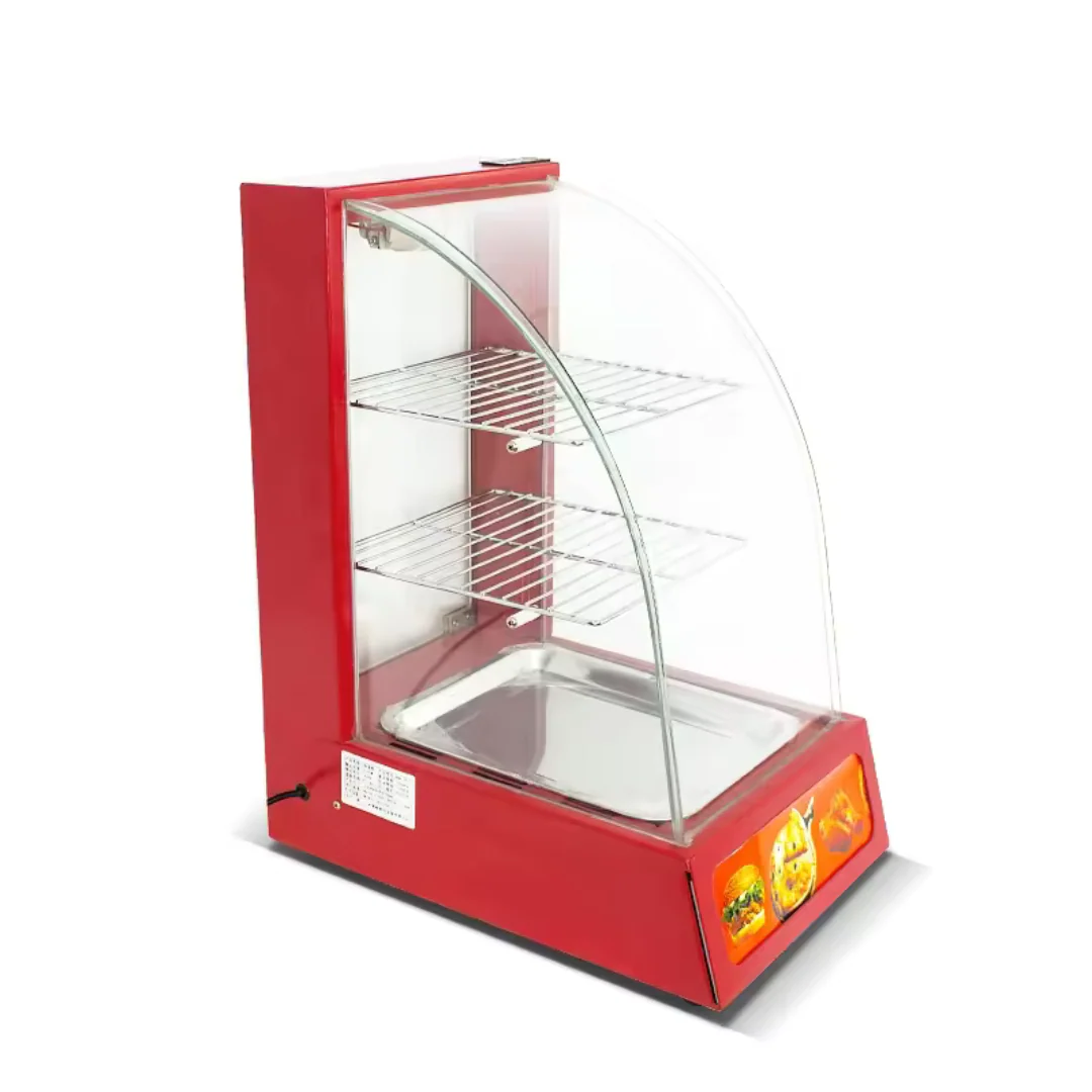 Vitrina Calentador Rojo de 1 Bandeja 400*480*650mm HW-1P ROJO - Image 2