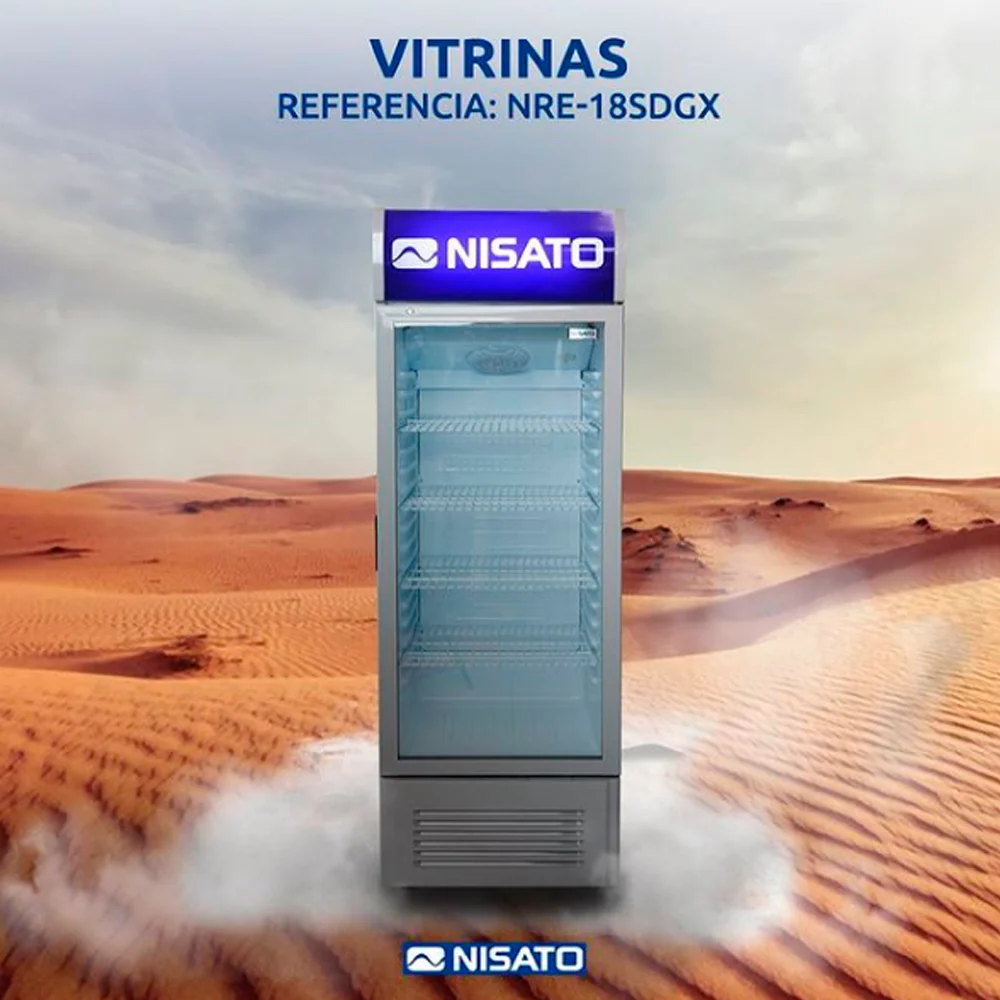 Vitrina Refrigeradora 18P3 No Frost Nisato NRE-18SDGX - Image 2