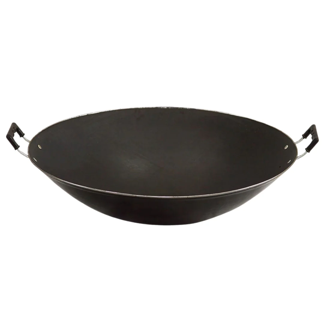 Wok Negro Con 2 Agarraderos